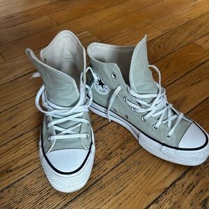 Platform Converse (Sage Green)